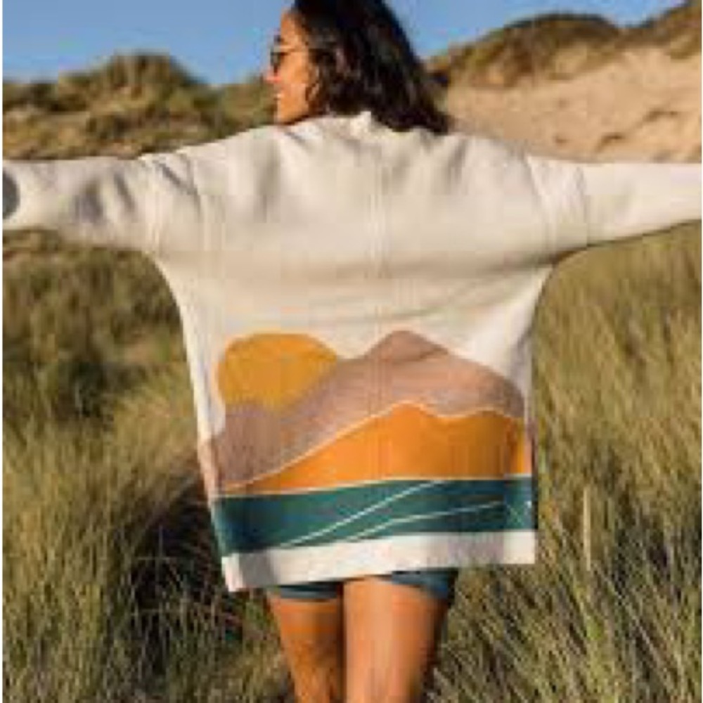 Passenger Vista Recycled Knit Sweater Cream